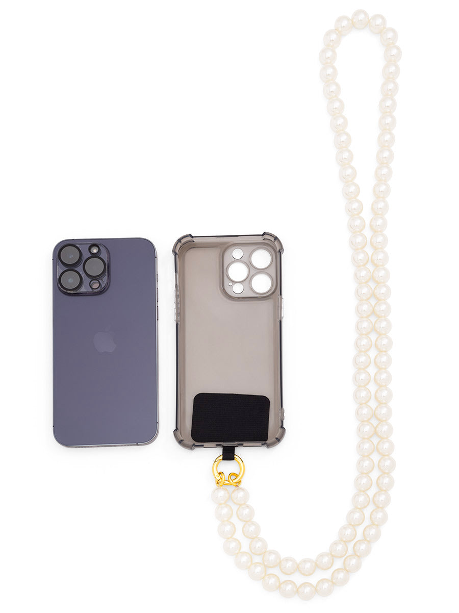 Fiona Pearl Crossbody Necklace by ZENZII