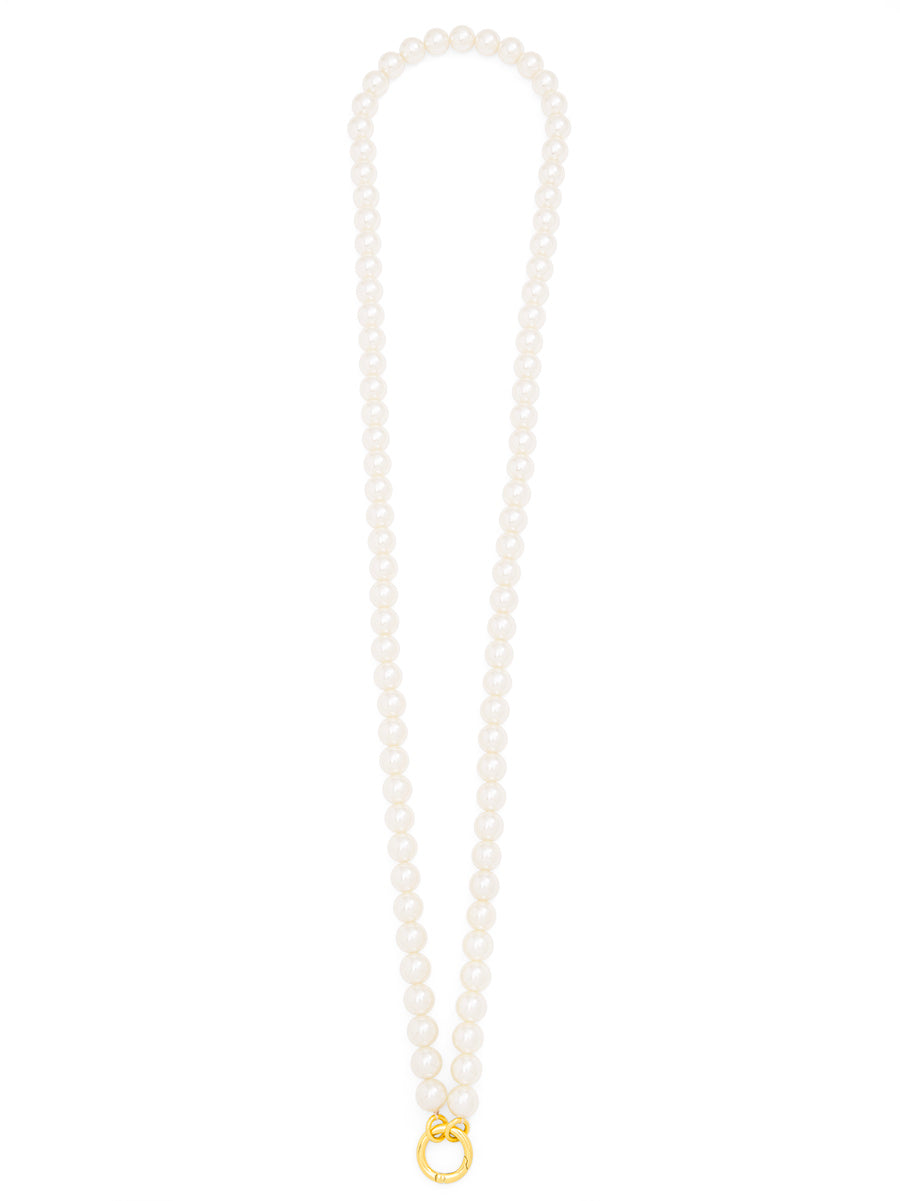 Fiona Pearl Crossbody Necklace by ZENZII