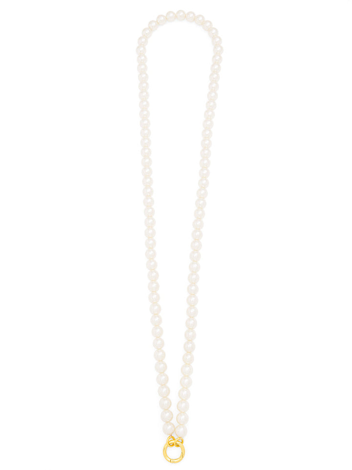 Fiona Pearl Crossbody Necklace by ZENZII