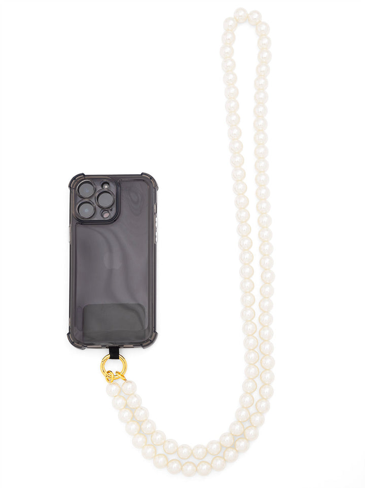 Fiona Pearl Crossbody Necklace by ZENZII