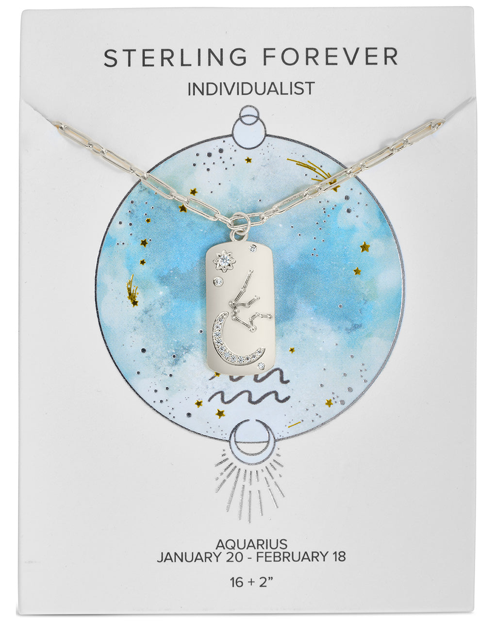 Constellation Dog Tag Pendant Necklace