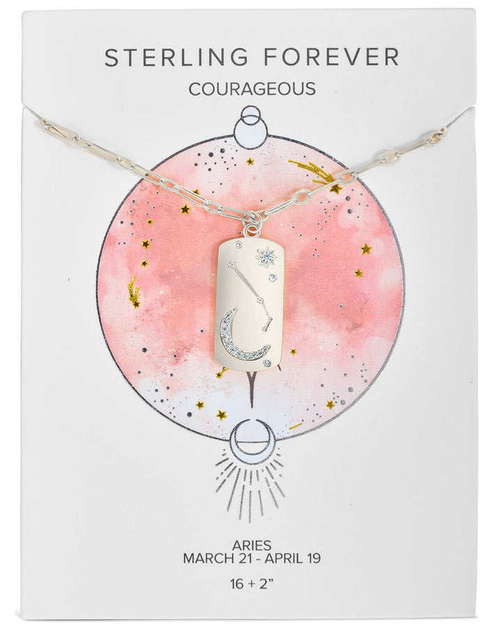 Constellation Dog Tag Pendant Necklace