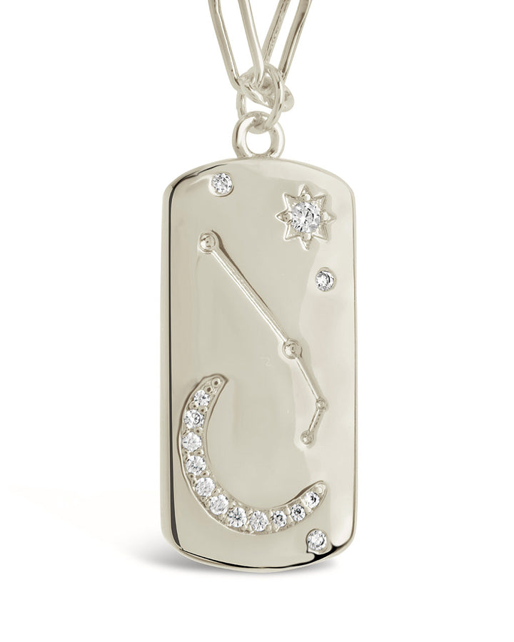 Constellation Dog Tag Pendant Necklace