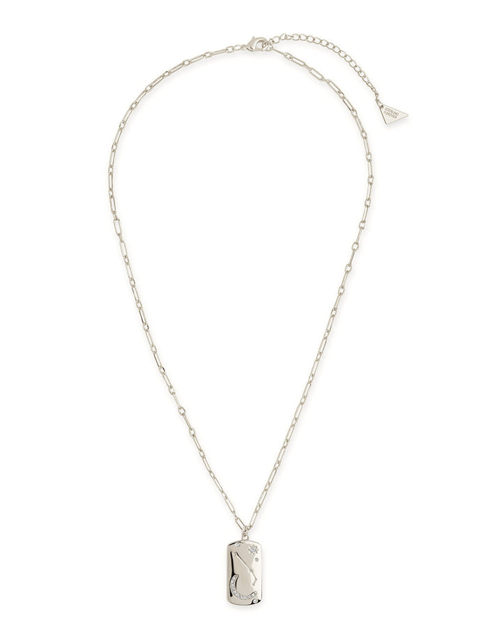 Constellation Dog Tag Pendant Necklace