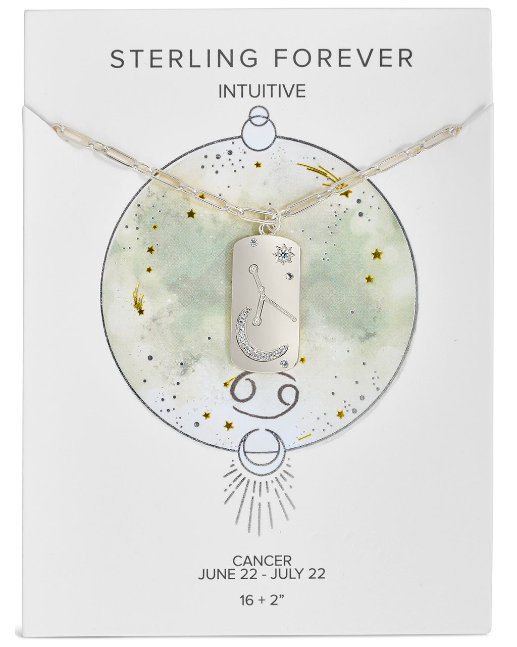 Constellation Dog Tag Pendant Necklace
