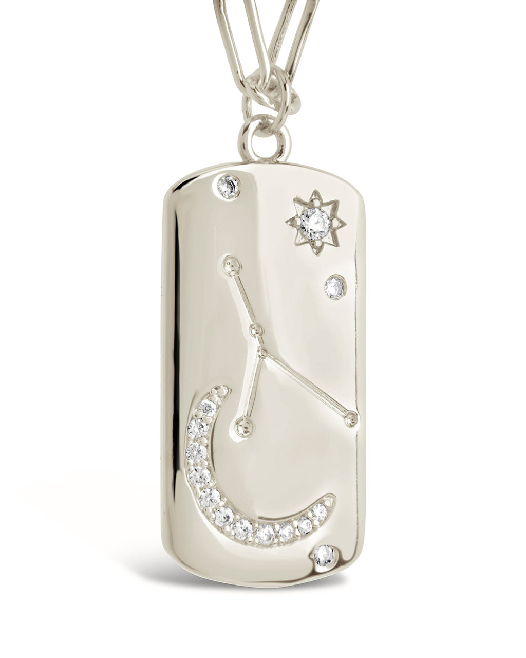 Constellation Dog Tag Pendant Necklace