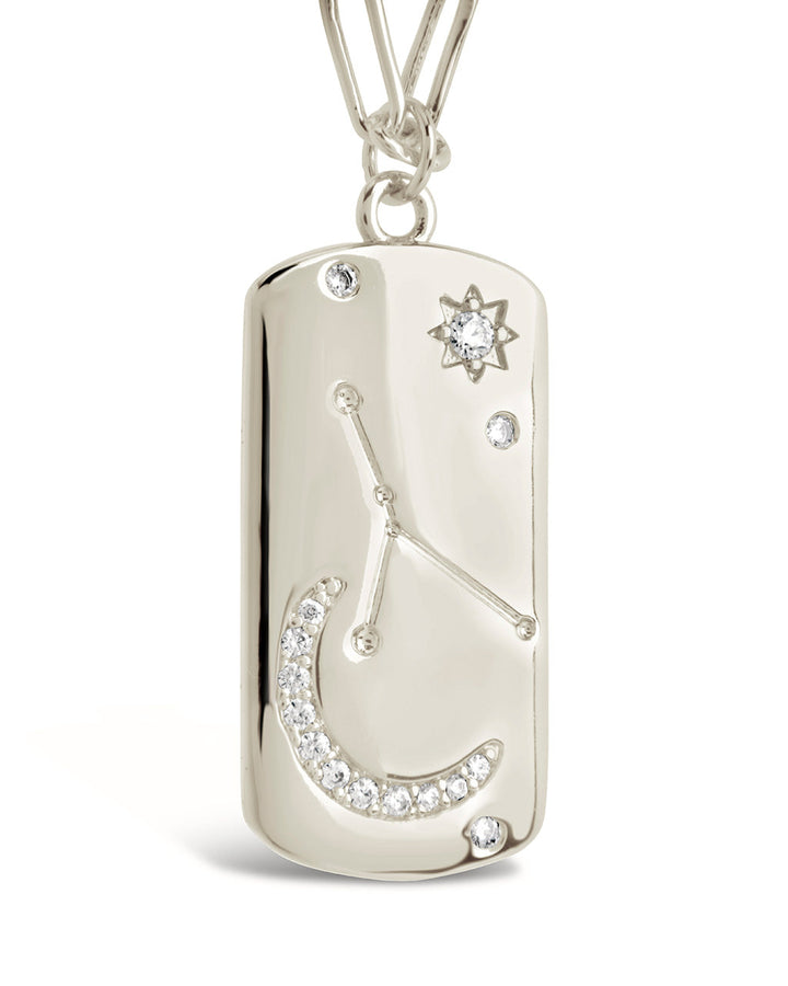 Constellation Dog Tag Pendant Necklace