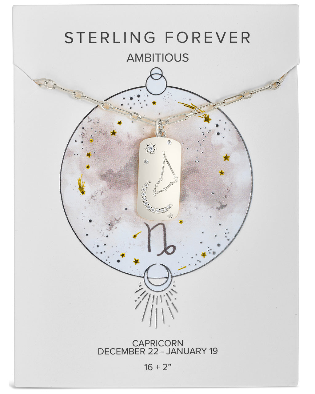 Constellation Dog Tag Pendant Necklace