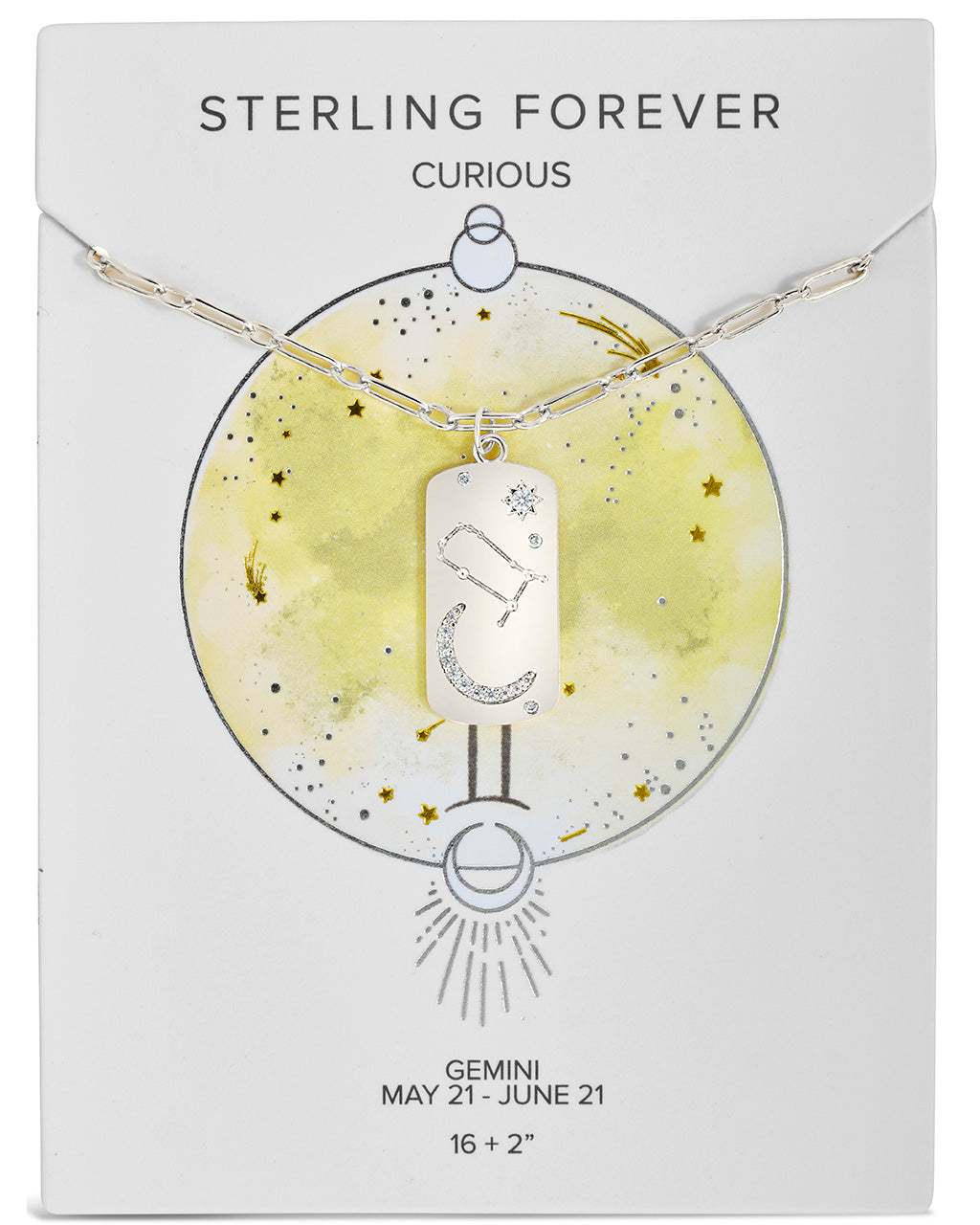 Constellation Dog Tag Pendant Necklace