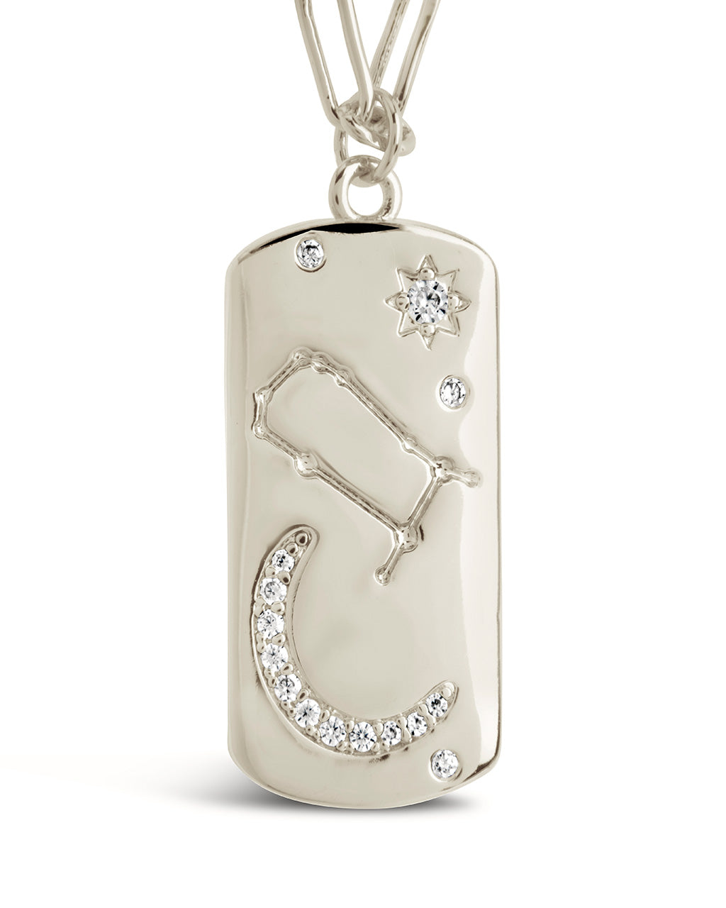 Constellation Dog Tag Pendant Necklace