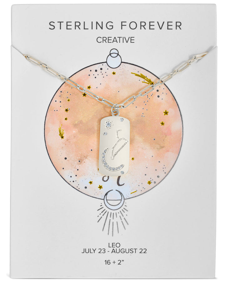 Constellation Dog Tag Pendant Necklace