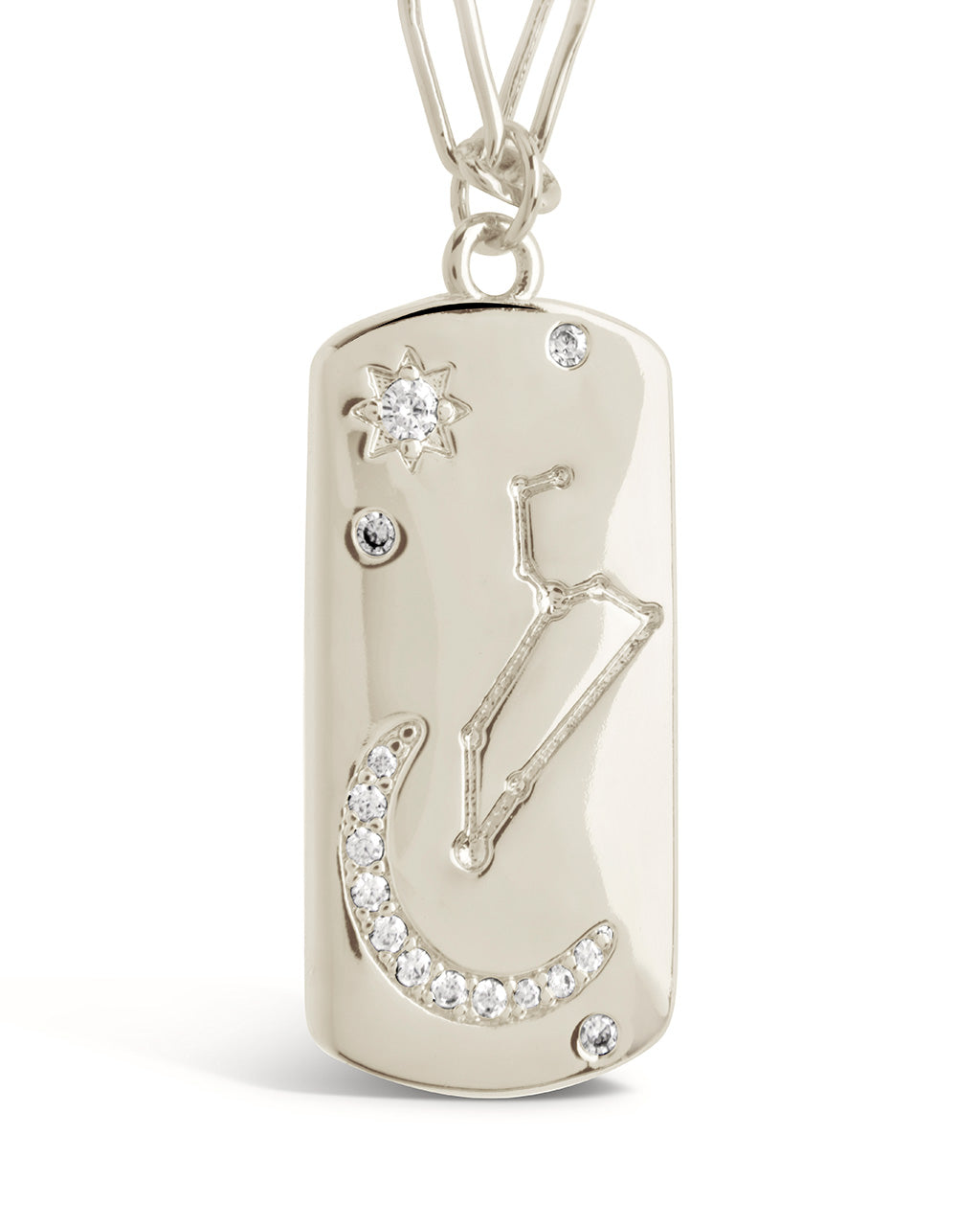 Constellation Dog Tag Pendant Necklace
