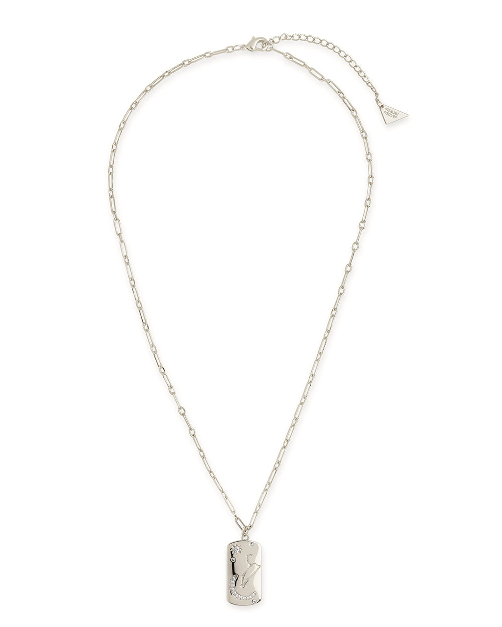 Constellation Dog Tag Pendant Necklace