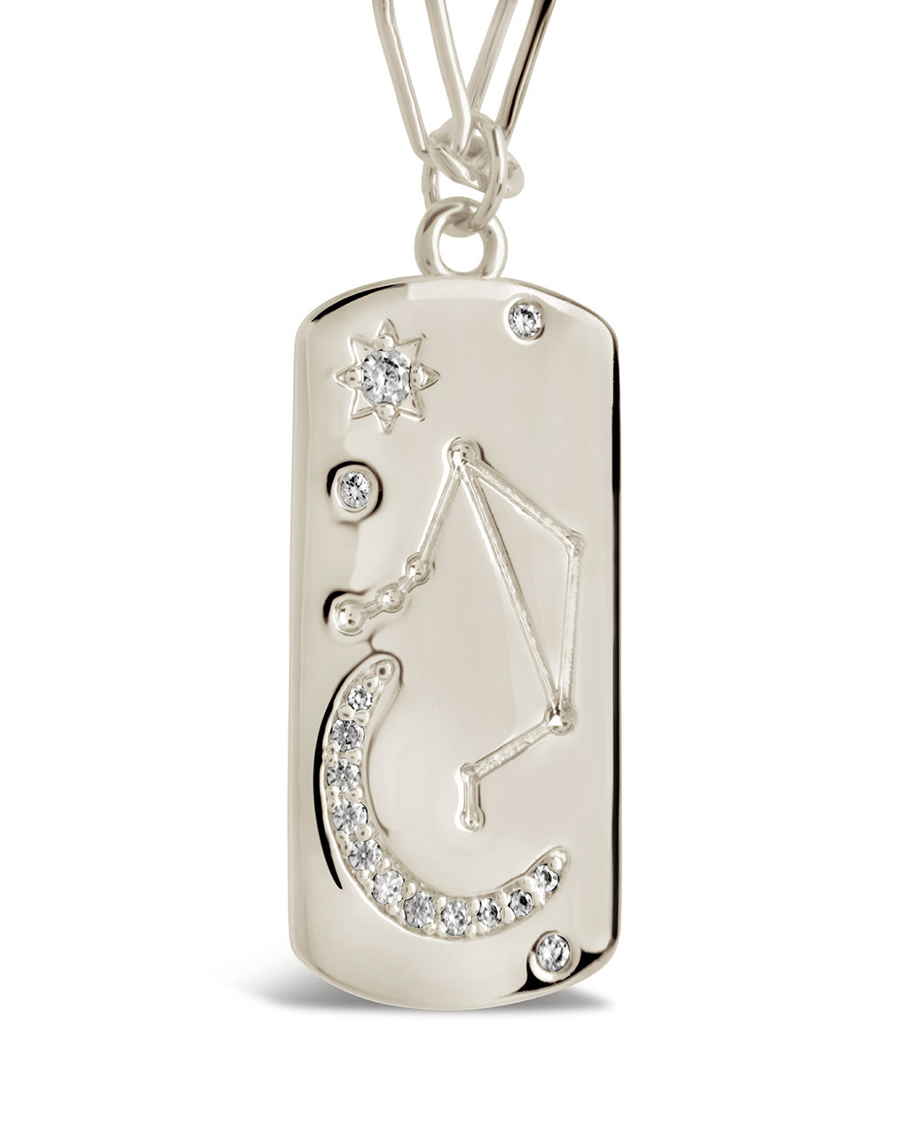 Constellation Dog Tag Pendant Necklace