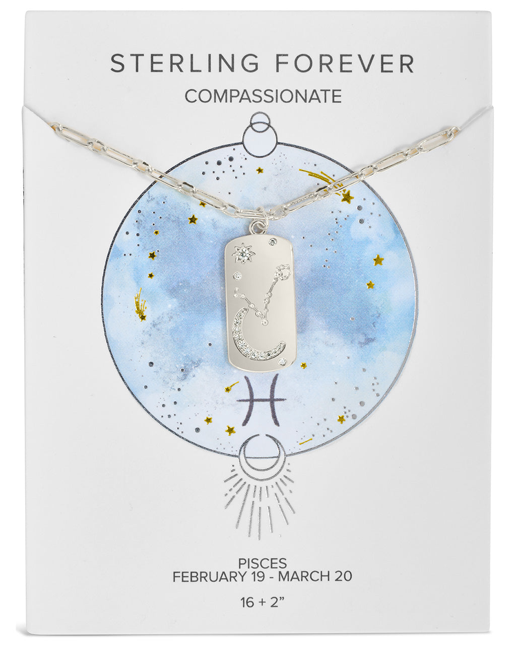 Constellation Dog Tag Pendant Necklace