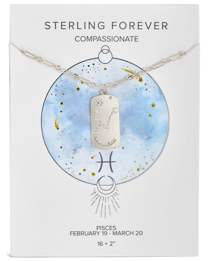 Constellation Dog Tag Pendant Necklace