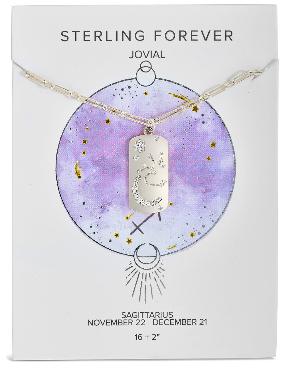 Constellation Dog Tag Pendant Necklace