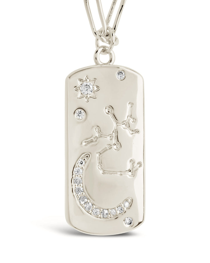Constellation Dog Tag Pendant Necklace
