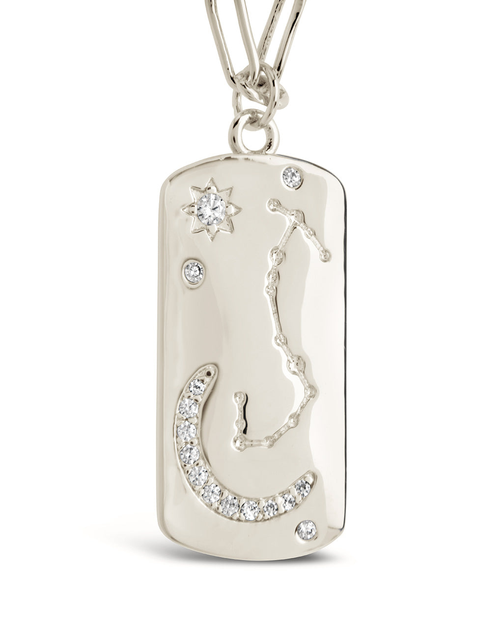 Constellation Dog Tag Pendant Necklace
