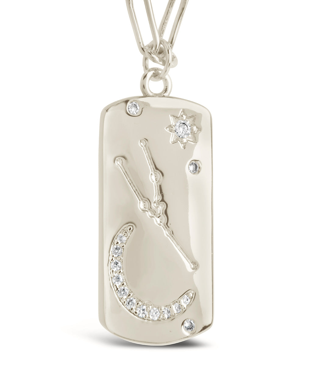 Constellation Dog Tag Pendant Necklace