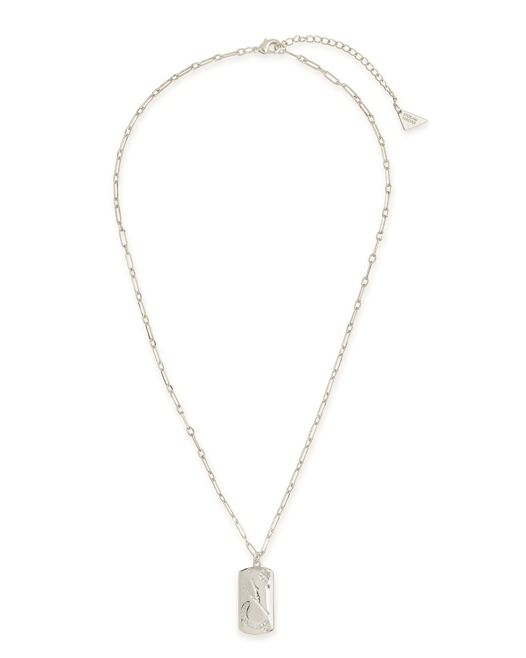 Constellation Dog Tag Pendant Necklace