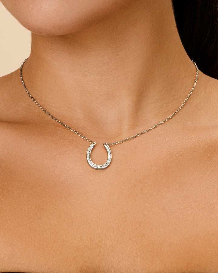 Horseshoe Pendant Necklace