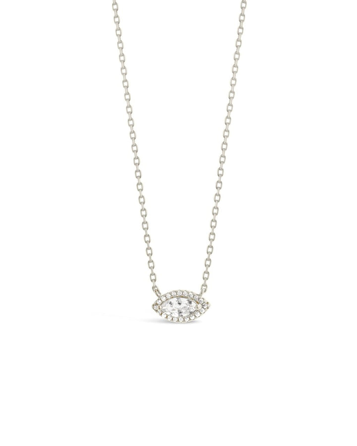 Jamie CZ Evil Eye Pendant Necklace
