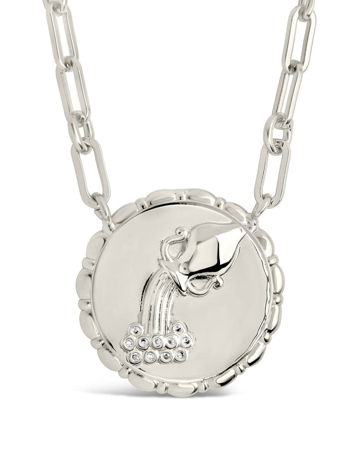 Zodiac Link Pendant Necklace