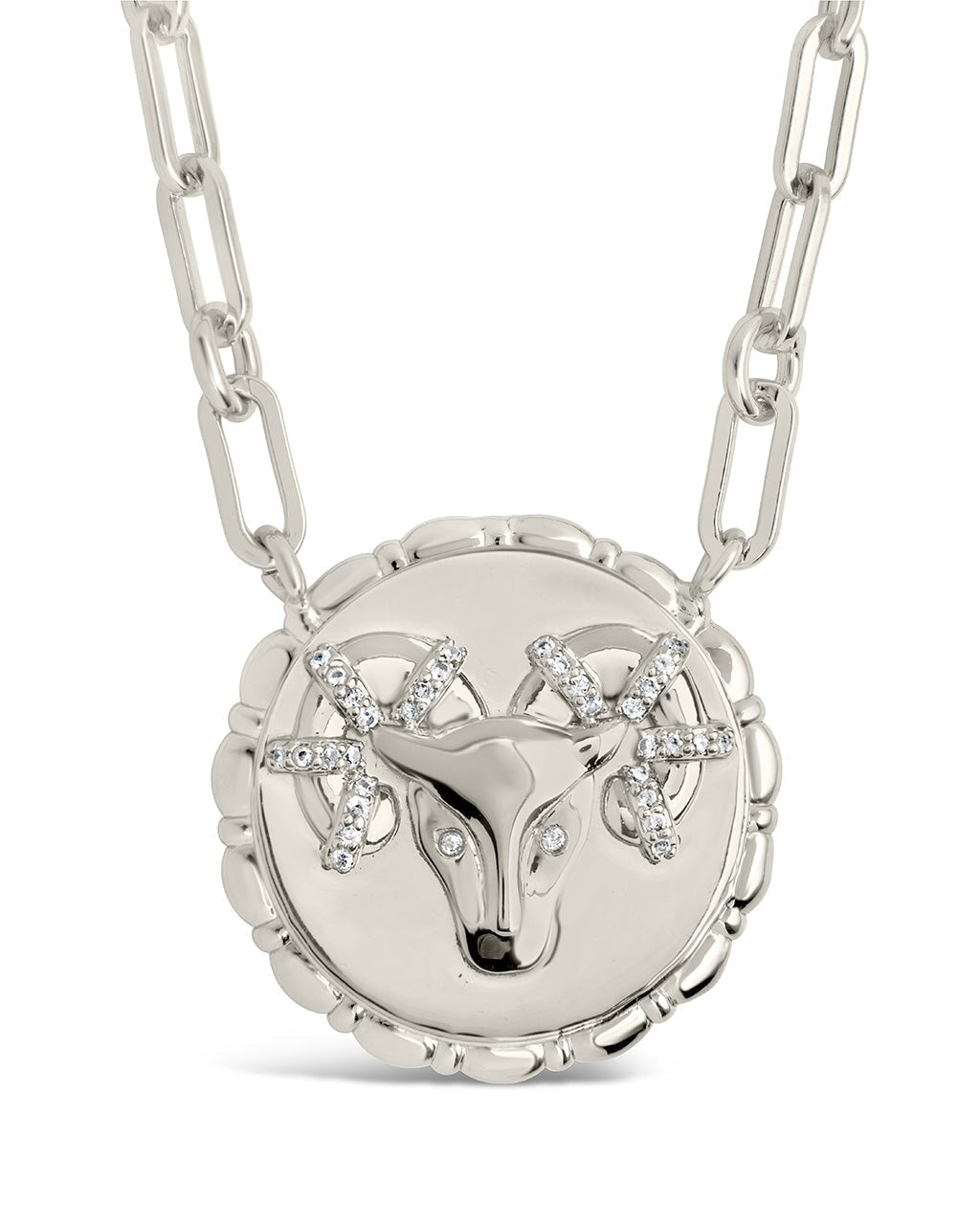 Zodiac Link Pendant Necklace