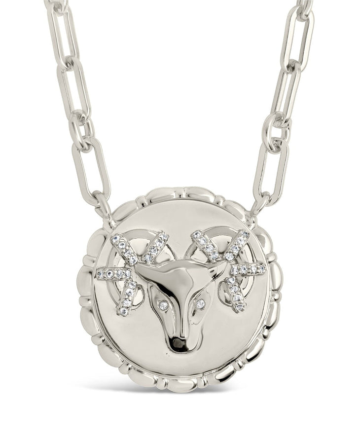 Zodiac Link Pendant Necklace