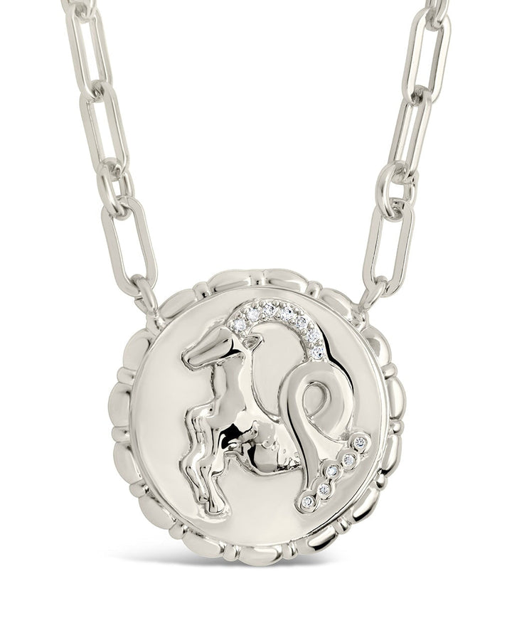 Zodiac Link Pendant Necklace