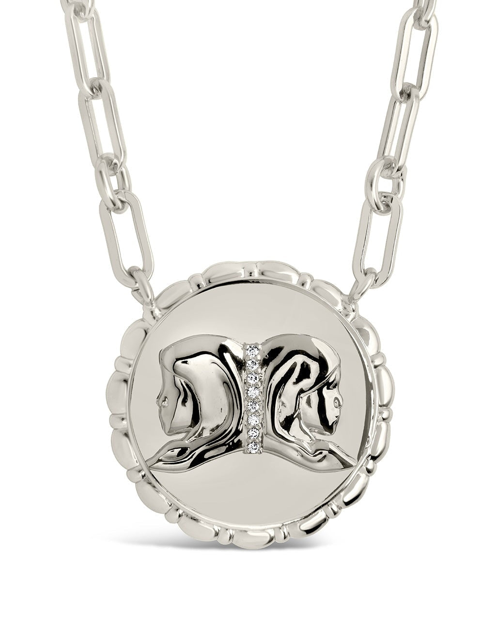 Zodiac Link Pendant Necklace