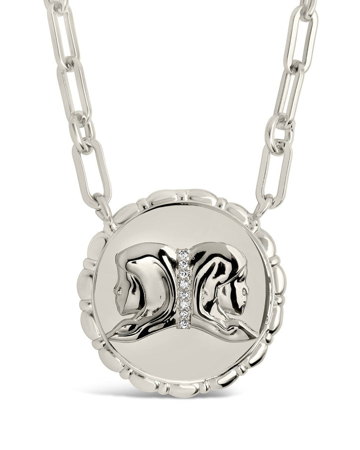 Zodiac Link Pendant Necklace