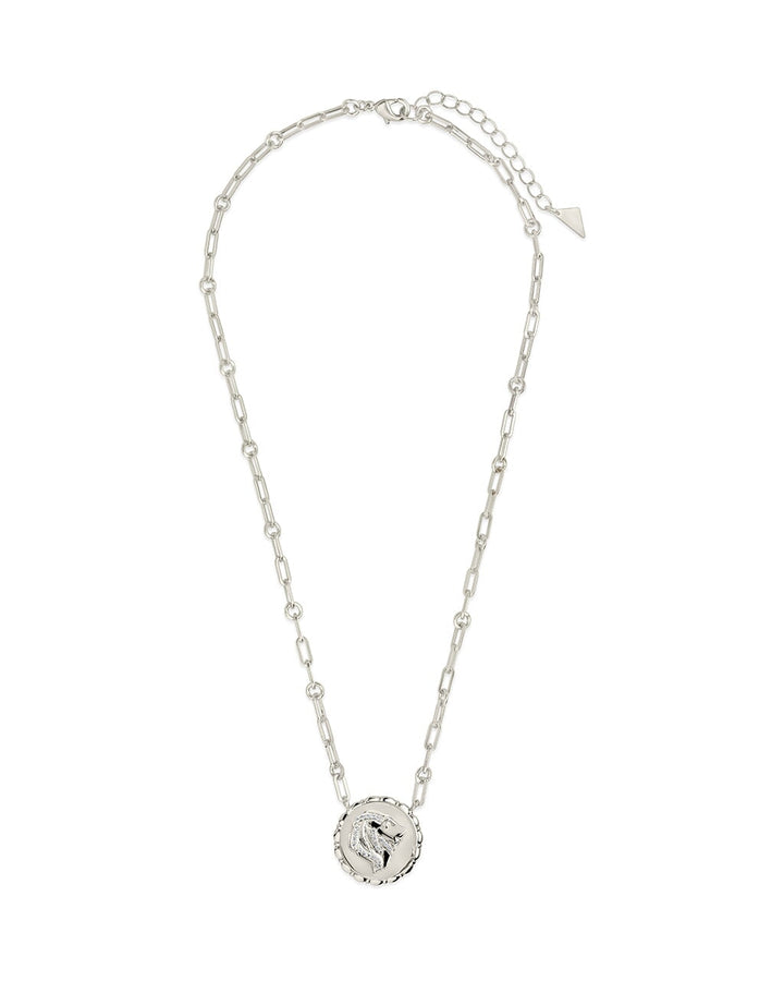 Zodiac Link Pendant Necklace
