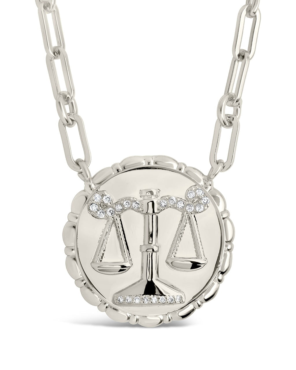 Zodiac Link Pendant Necklace