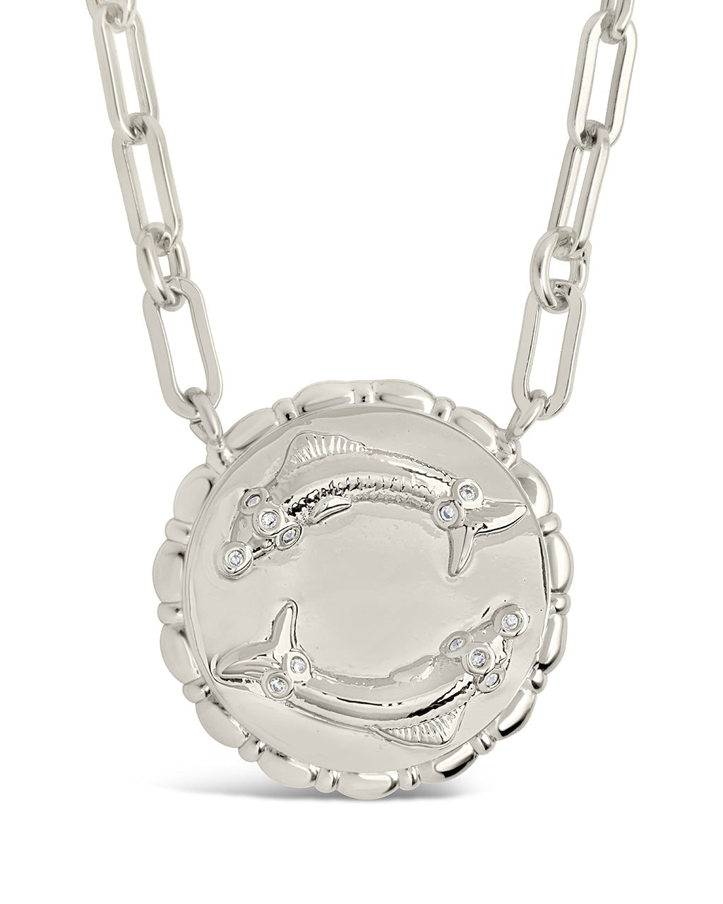 Zodiac Link Pendant Necklace