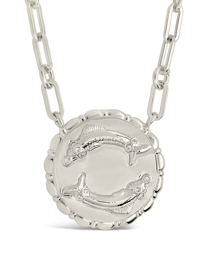 Zodiac Link Pendant Necklace