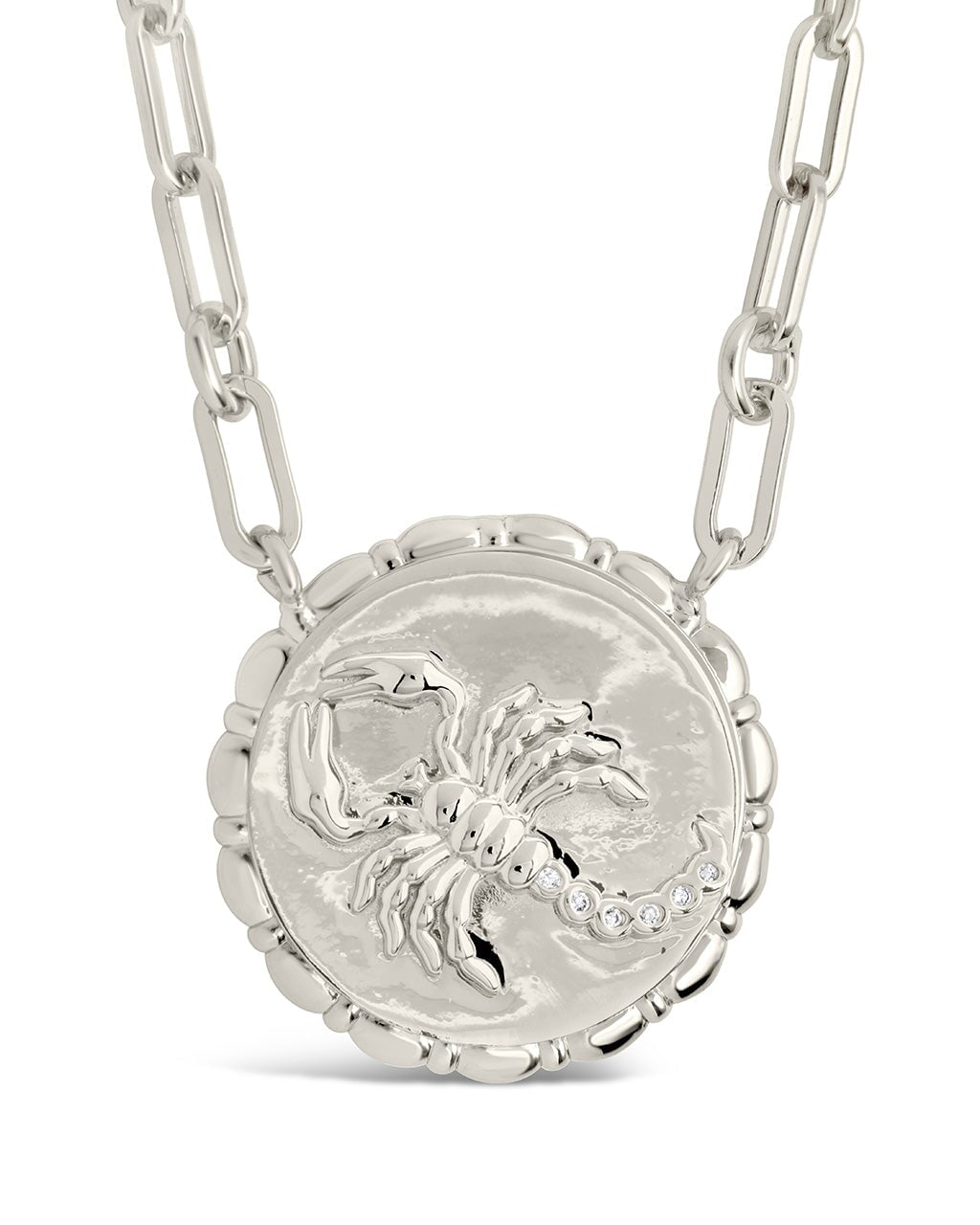 Zodiac Link Pendant Necklace