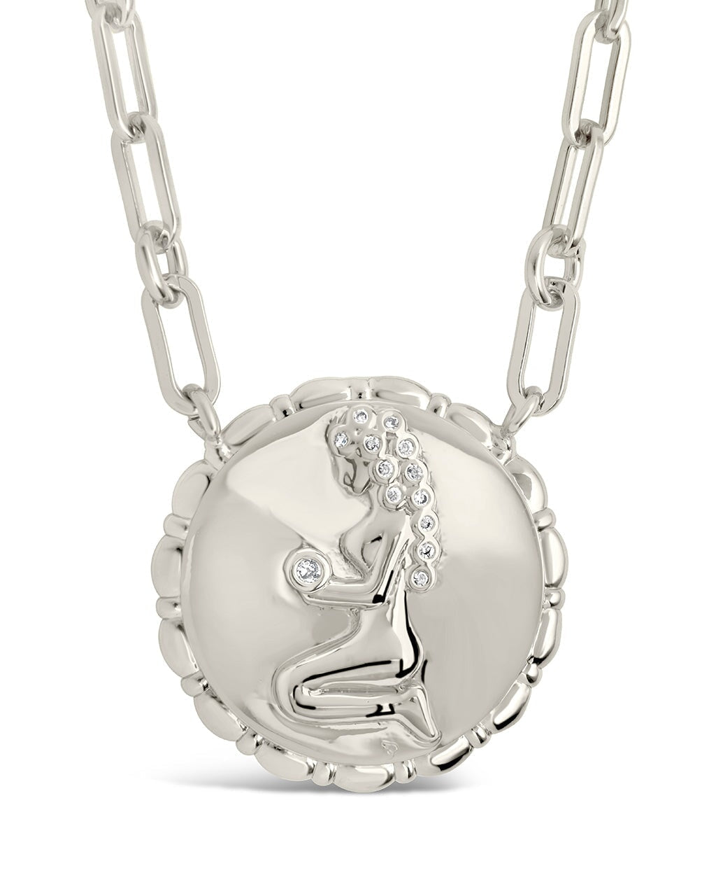 Zodiac Link Pendant Necklace
