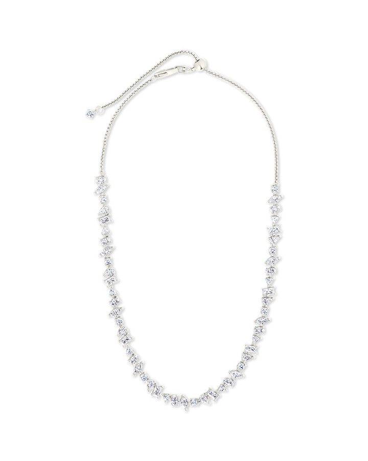 Ellery Adjustable CZ Tennis Necklace