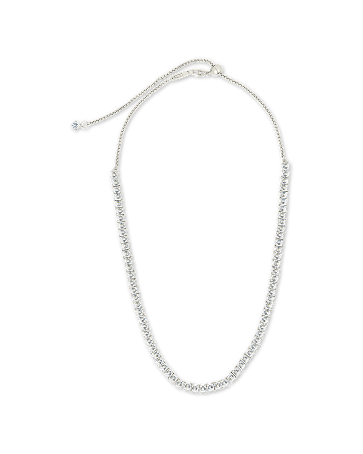Brette Adjustable CZ Tennis Necklace
