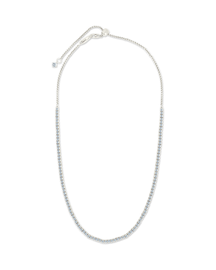 Mirabell Adjustable CZ Tennis Necklace