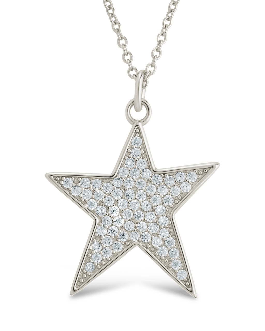 Star Pave CZ Pendant