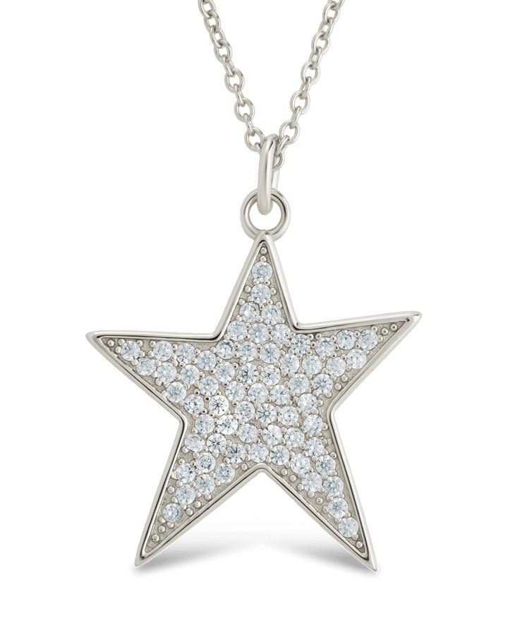 Star Pave CZ Pendant