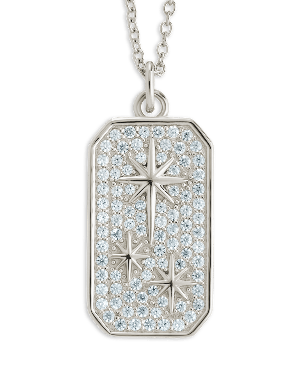 North Star Pendant - Pave CZ