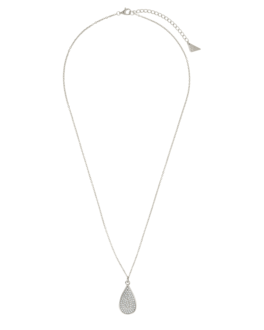 Tear Drop Pave CZ Pendant