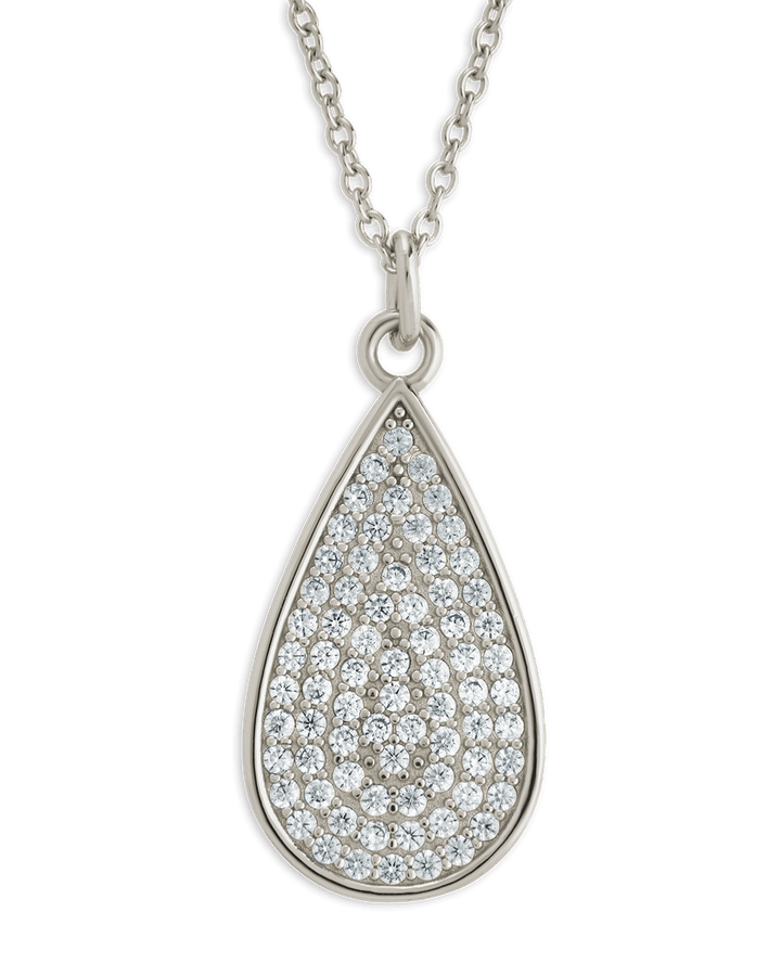 Tear Drop Pave CZ Pendant