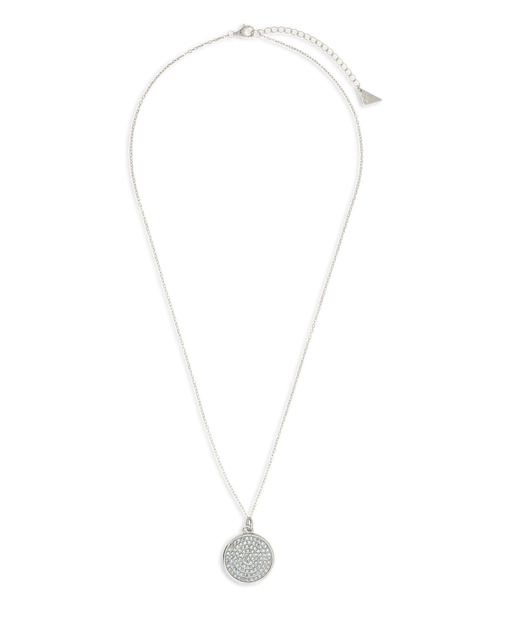 Circle Pave CZ Pendant