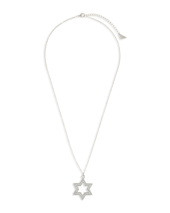 Star of David Pendant - Pave CZ