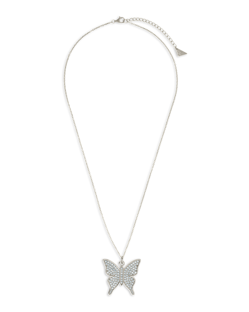 Butterfly CZ Pave Pendant